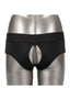 Her Royal Harness Backless Brief - Black - 3XLarge/XXLarge