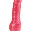 Hot Pinks Cliterrific Vibrating Dildo - Pink - 8in