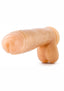 Hung Rider Butch Dildo with Balls - Vanilla - 10.5in