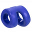 Hunkyjunk Connect Silicone Ball Tugger Cock Ring - Blue