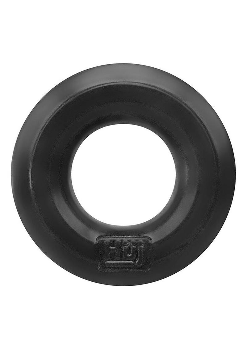 Hunkyjunk Huj Silicone Cock Ring - Black