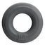 Hunkyjunk Huj Silicone Cock Ring - Gray/Grey