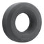 Hunkyjunk Huj Silicone Cock Ring - Gray/Grey