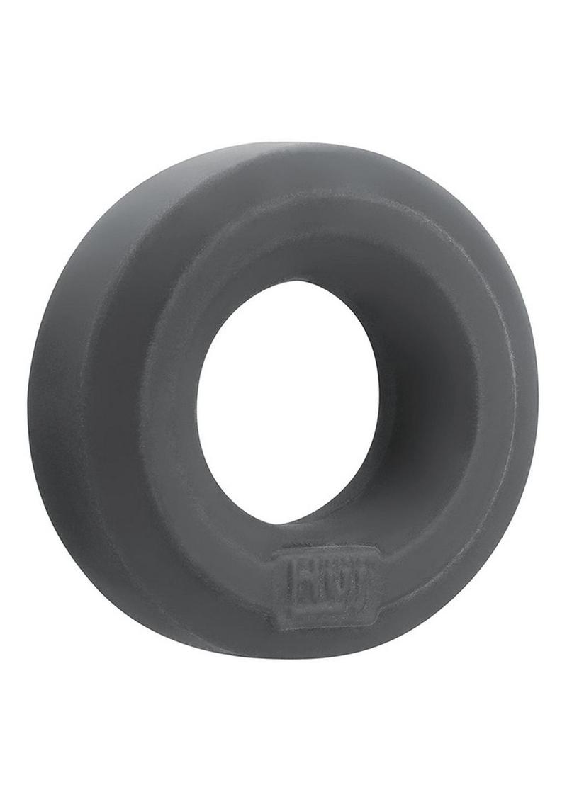 Hunkyjunk Huj Silicone Cock Ring - Gray/Grey