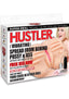 Hustler Vibrating Spread From Behind Pussy and Ass - Flesh