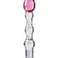 Icicles No. 12 Beaded Flower Glass Dildo