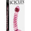 Icicles No 28 Textured Glass G-Spot Dildo