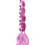 Icicles No. 43 Beaded Glass - Pink