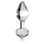 Icicles No 44 Glass Anal Plug - Clear