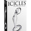 Icicles No 46 Glass Anal P-Spot Plug - Clear