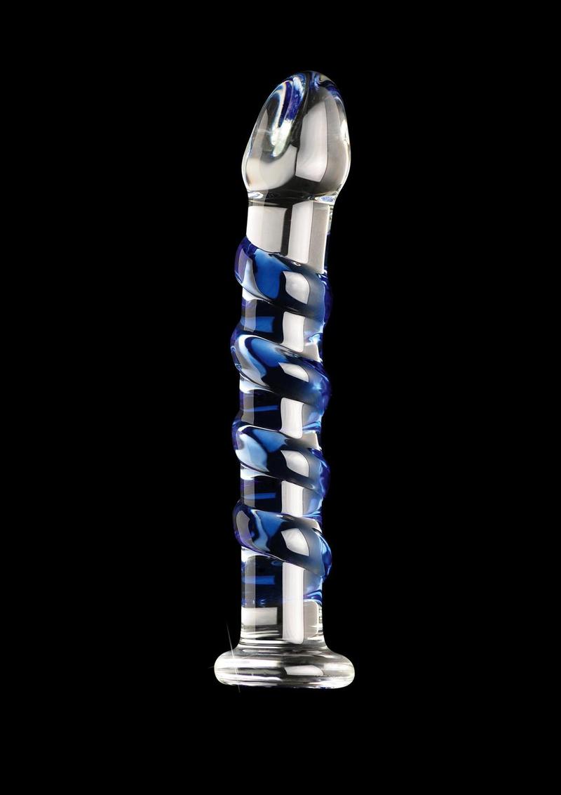 Icicles No. 5 Textured Glass Dildo