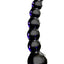 Icicles No 66 Beaded Anal Probe - Black - 4.75in