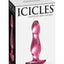 Icicles No 73 Beaded Glass Anal Plug - Pink