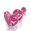 Icicles No 75 Beaded Heart Shaped Glass Anal Plug