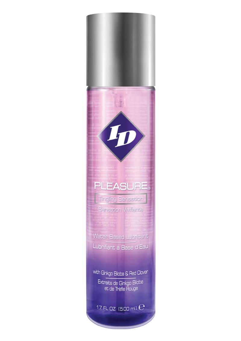 Id Pleasure Water Based Tingling Lubricant - 17oz