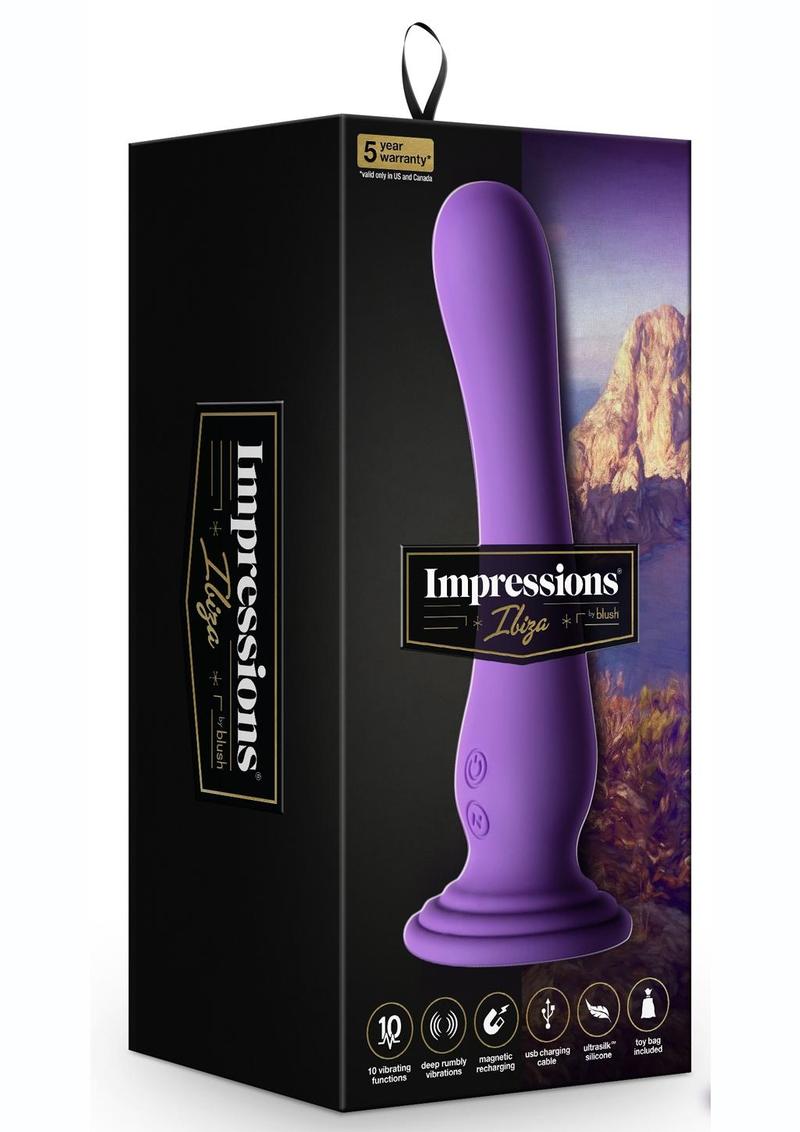 Impressions Ibiza Rechargeable Silicone Vibrator - Plum/Purple