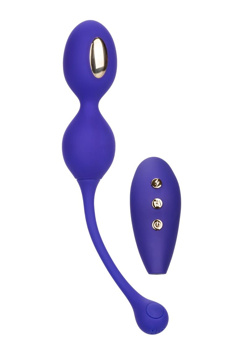 Impulse Intimate E-Stimulator Silicone Rechargeable Dual Kegel Balls with Remote Control