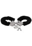 In A Bag Furry Handcuffs - Black