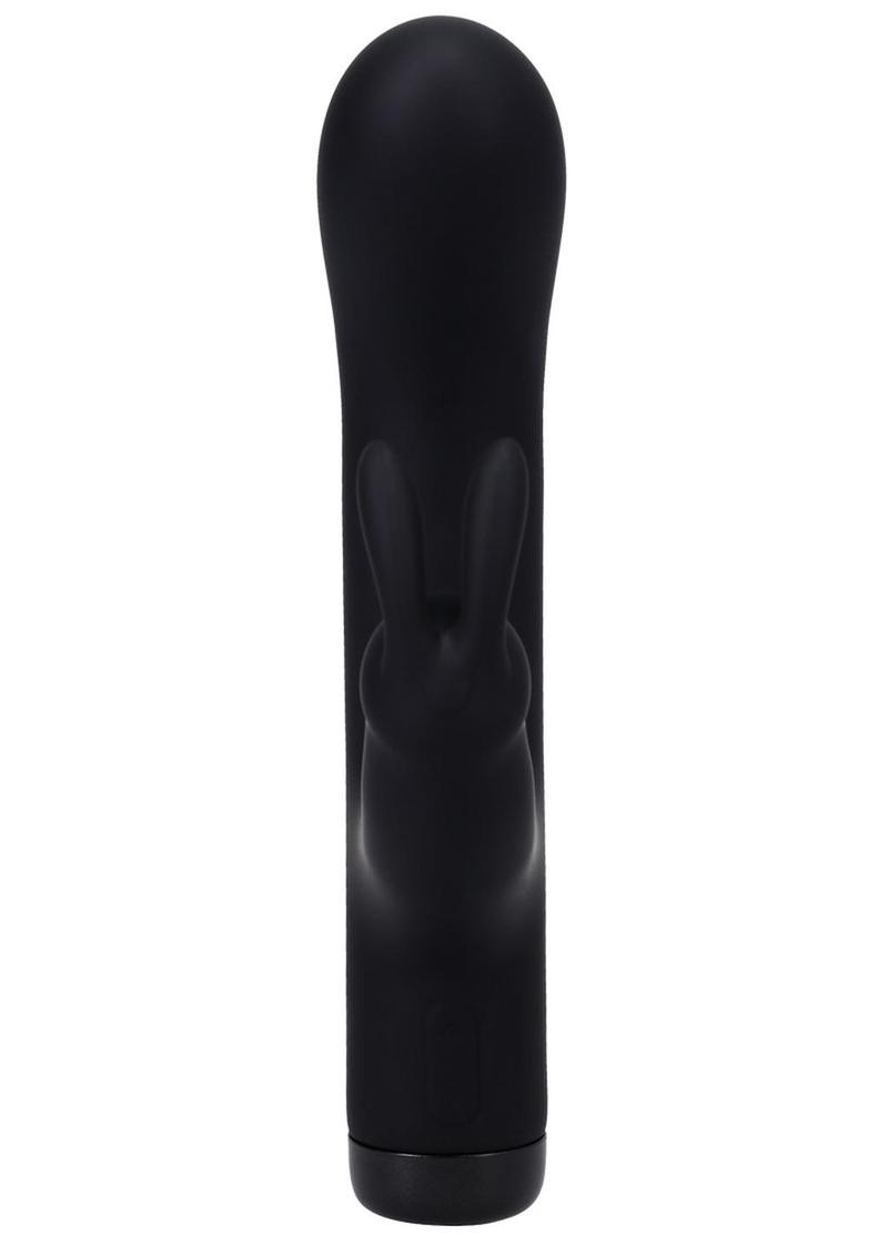 In A Bag Silicone Rechargeable Rabbit Vibrator - Black