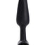 In A Bag Silicone Vibrating Butt Plug - Black - 4in