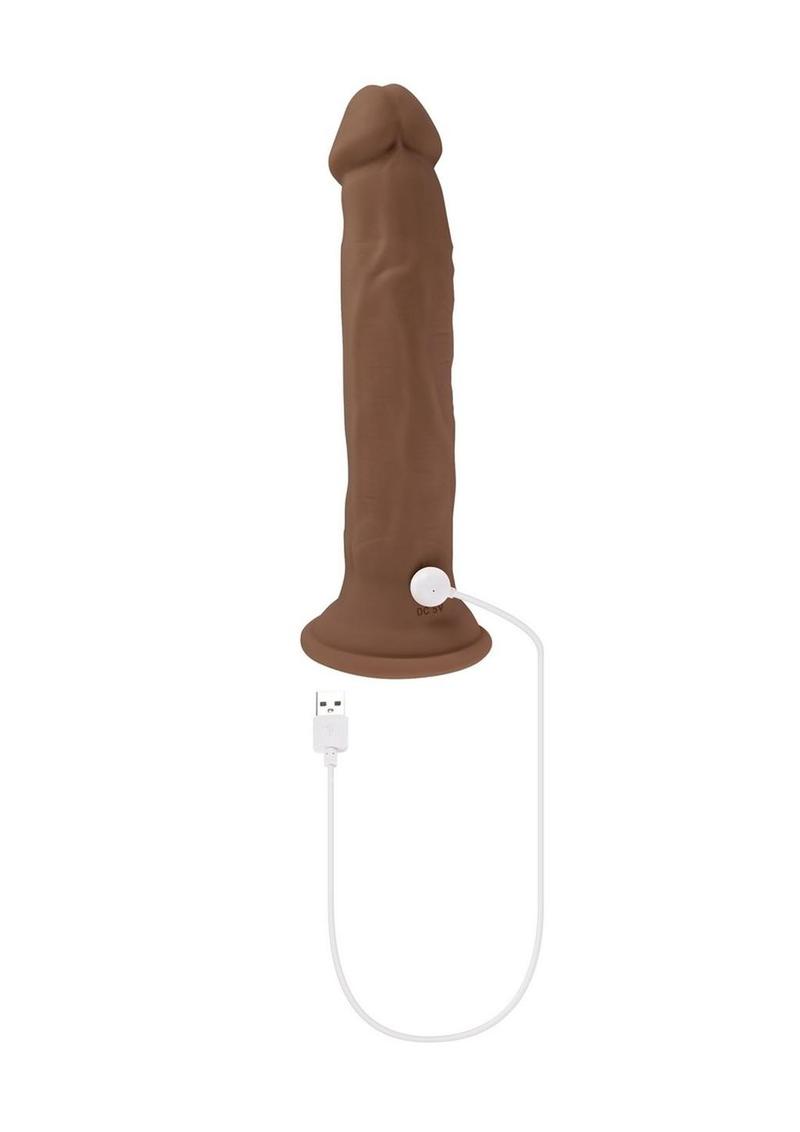 In Thrust We Trust Rechargeable Silicone Dildo with Remote