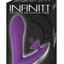 Infinitt Suction Massager Three Rechargeable Silicone Vibrator - Purple