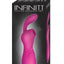 Infinitt Suction Massager Two Rechargeable Silicone Vibrator - Pink