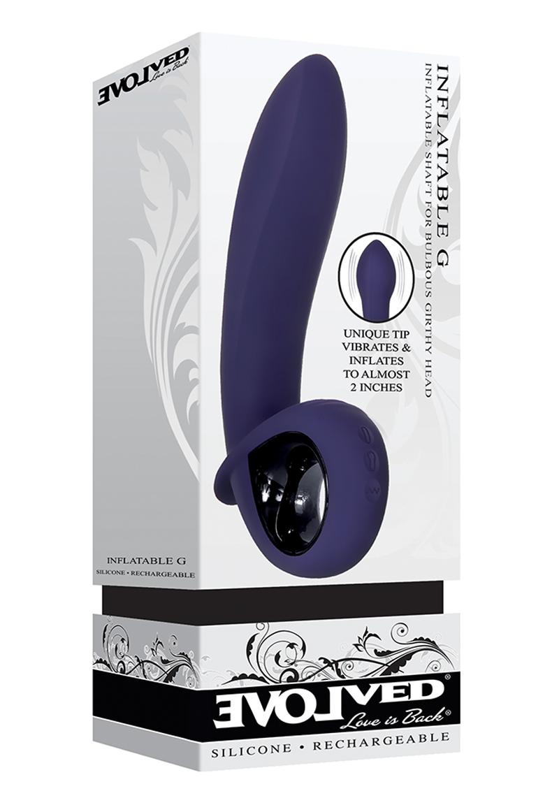 Inflatable G Silicone Rechargeable Vibrator