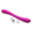 Inmi 7x Double Down Rechargeable Silicone Double Dildo with Remote Control - Purple