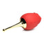 Inmi Bloomgasm Flutter Rose Rechargeable Silicone Sucking Rose with Butterfly Teaser - Gold/Red