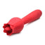 Inmi Bloomgasm Racy Rose Thrusting and Licking Rose Rechargeable Silicone Vibrator - Red