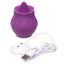 Inmi Bloomgasm Wild Violet 10x Silicone Rechargeable Licking Clit Stimulator