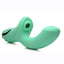 Inmi Shegasm Minty Rechargeable Silicone Suction Rabbit Vibrator - Teal