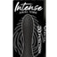 Intense Anal Vibe Silicone Rechargeable Vibrator - Black