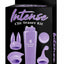 Intense Clit Teaser Kit Mini Vibrator with Silicone Attachments - Purple