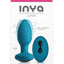 Inya Alpine Rechargeable Silicone Anal Plug with Remote Control - Teal