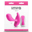 Inya Eros Rechargeable Silicone Vibrating Stimulator with Remote Control - Pink