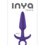 Inya Prince Silicone Butt Plug - Purple - Small