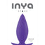 Inya Spade Silicone Butt Plug - Purple - Medium