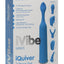 iVibe Select iQuiver Silicone Massager - Blue/Periwinkle - 7 Piece Kit