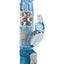 Jack Rabbit Beaded Rabbit Vibrator - Blue