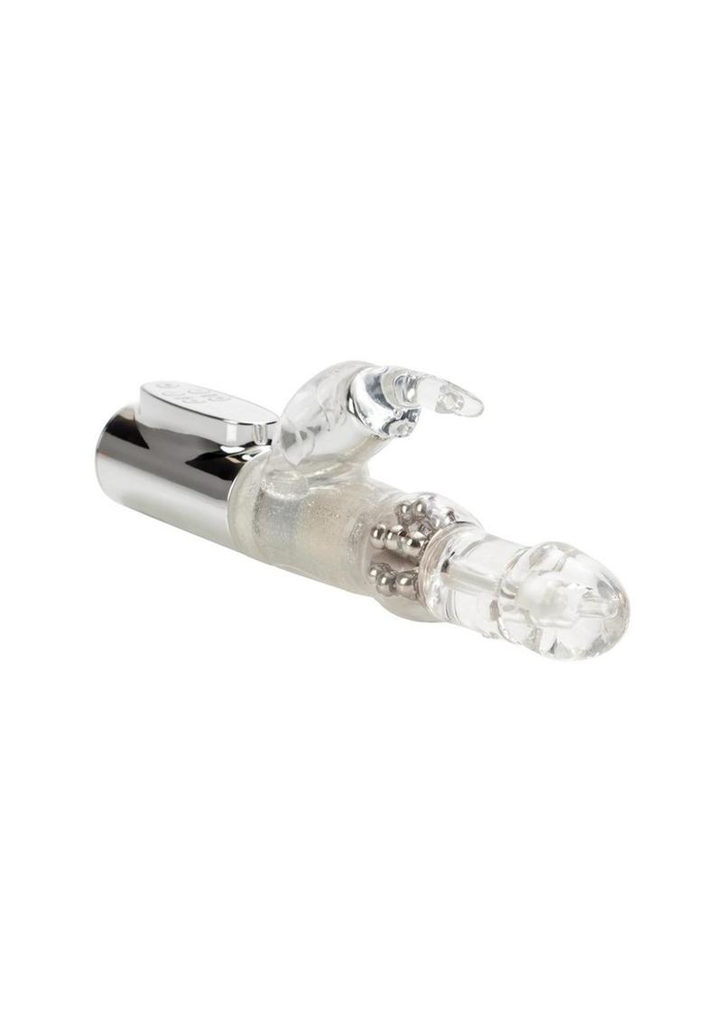 Jack Rabbit Platinum Collection Rabbit Vibrator - Clear/Silver