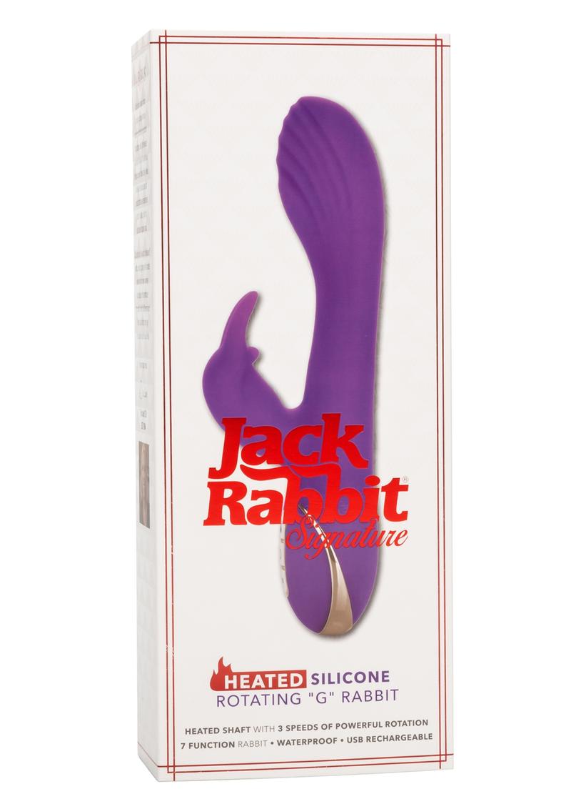 Jack Rabbit Signature Heated Silicone Rotating G Rabbit Rechargeable Vibrator