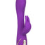 Jack Rabbit Signature Heated Silicone Rotating G Rabbit Rechargeable Vibrator - Purple