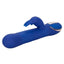 Jack Rabbit Signature Silicone Rotating Beaded Rabbit Vibrator Multi Function USB Rechargeable Waterproof - Blue