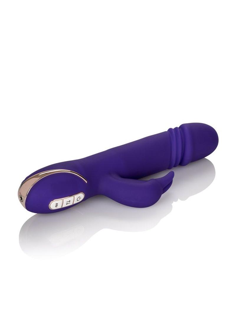 Jack Rabbit Signature Silicone Thrusting Rabbit Rechargeable Vibrator