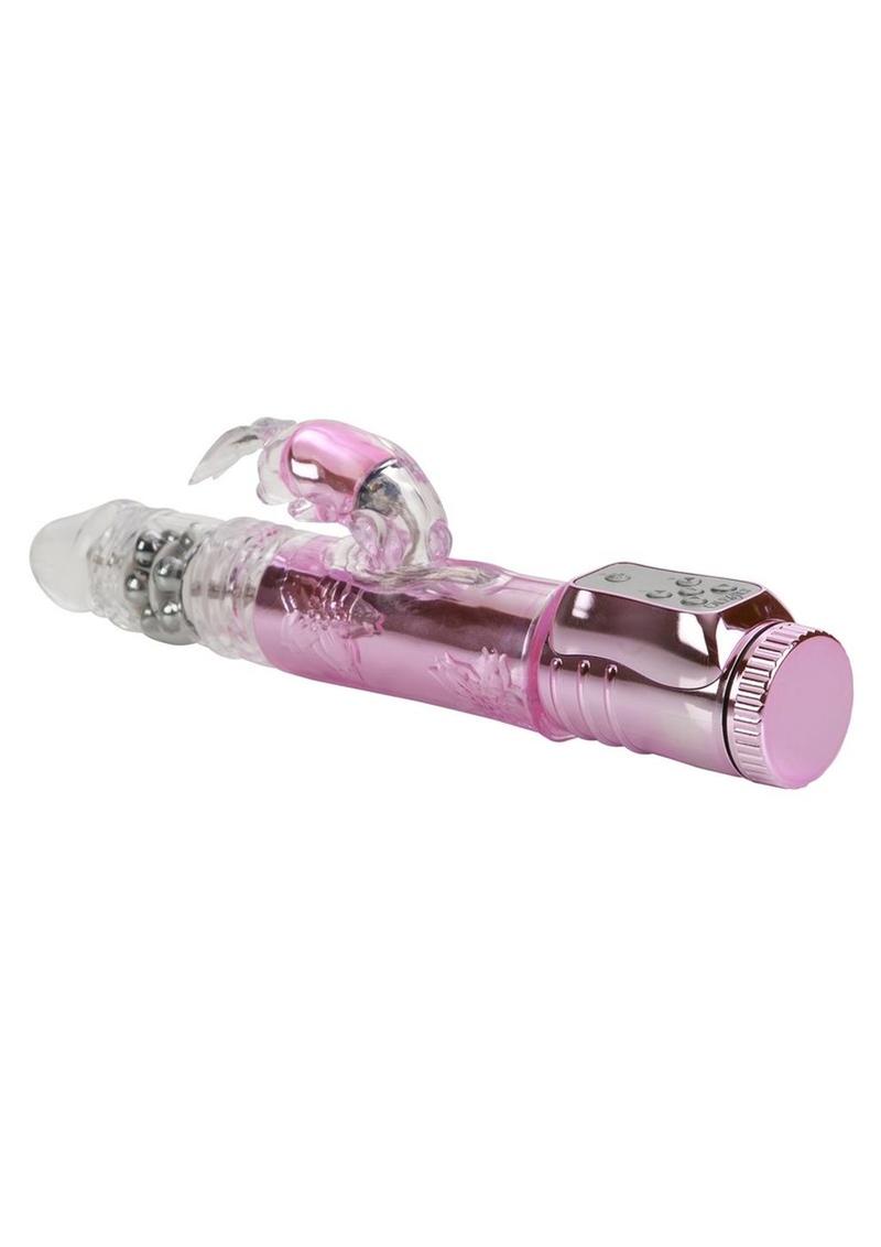 Jack Rabbit Thrusting Orgasm Beaded Rabbit Vibrator - Pink