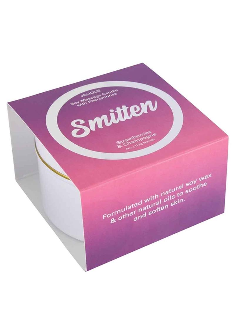 Jelique Massage Candle Pheromone Smitten Strawberry and Champagne