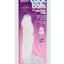 Jelly Jewels Dildo with Balls - Clear - 6in