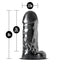 Jet Destroyer Dildo with Balls 10in - Carbon Metallic - Black